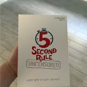 5 Second Rule Uncensored Game